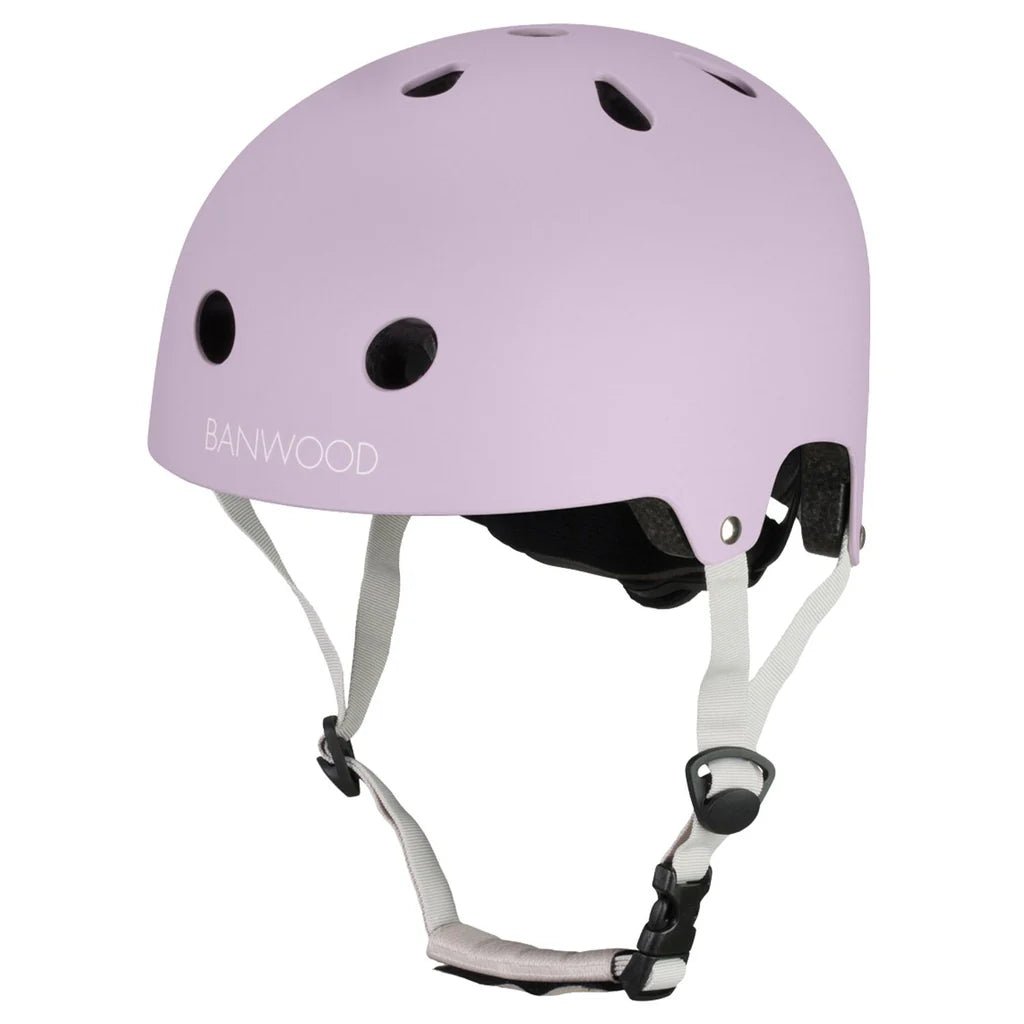 niederlande fahrradhelm Banwood Eco Helm - nachhaltiger Kinderhelm - Lavendel