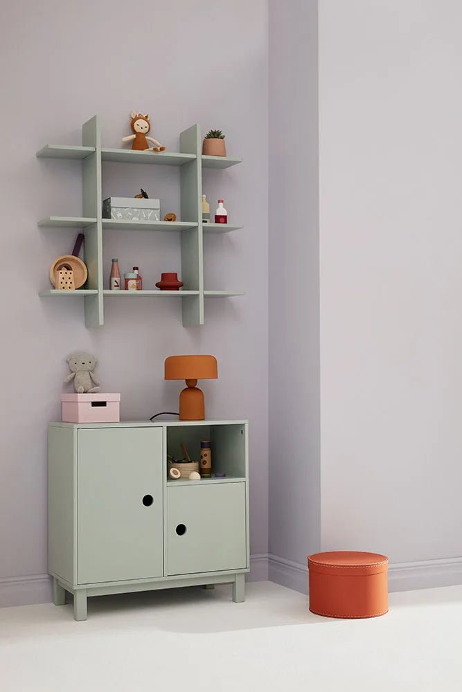  Kid's Concept Wall Shelf 3 levels light green STAR 