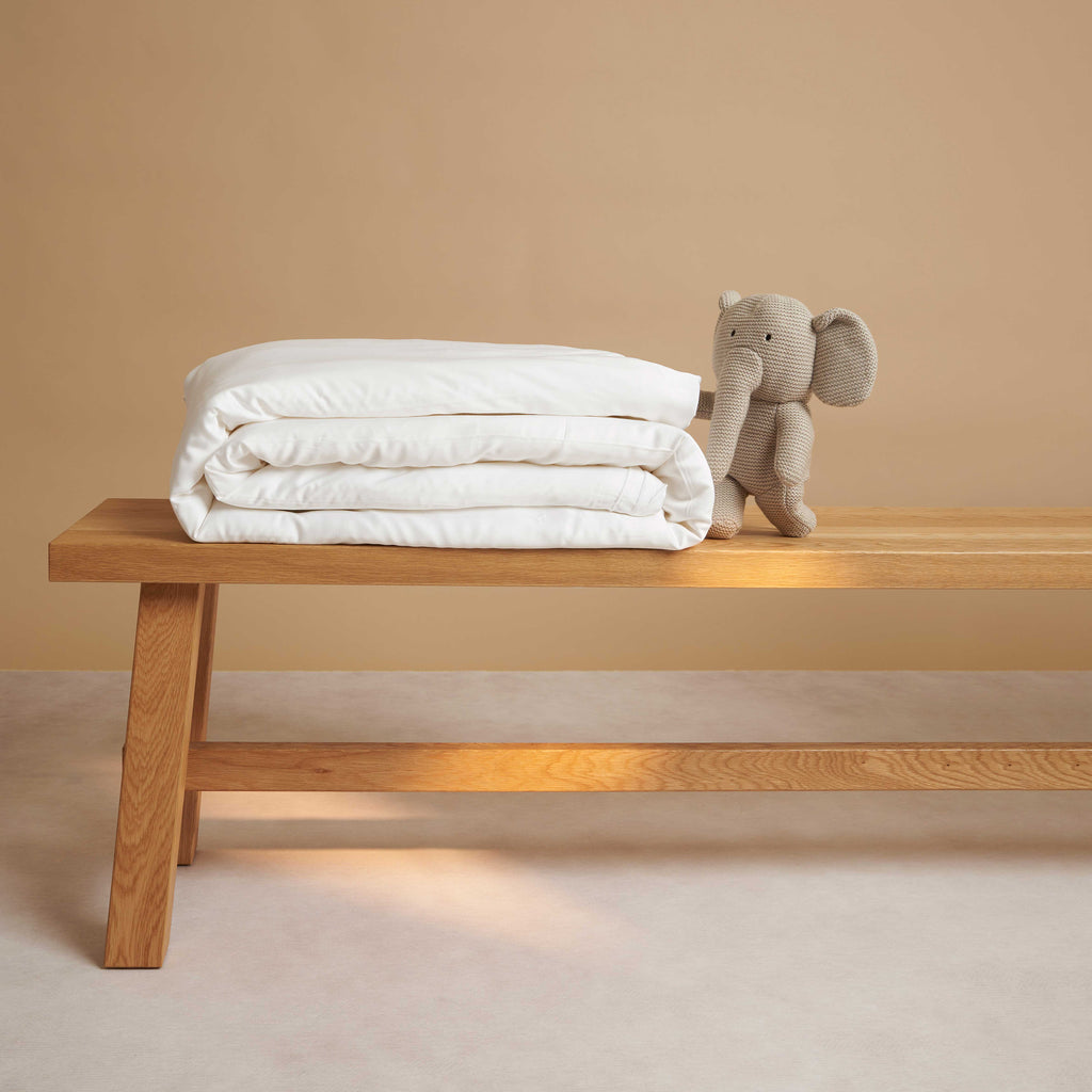 Kinder – Bettbezug aus TENCEL™-Satin, Weiß