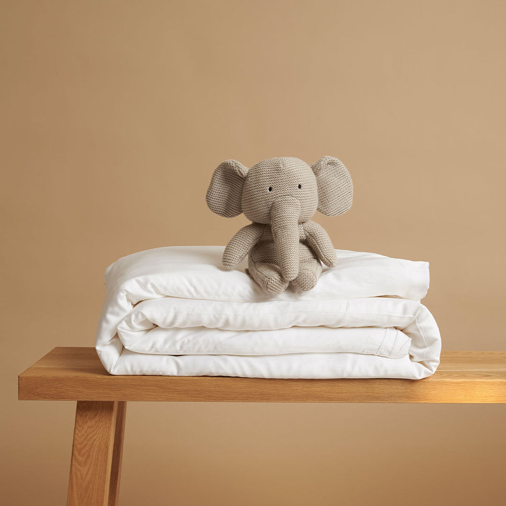 Kinder – Bettbezug aus TENCEL™-Satin, Weiß