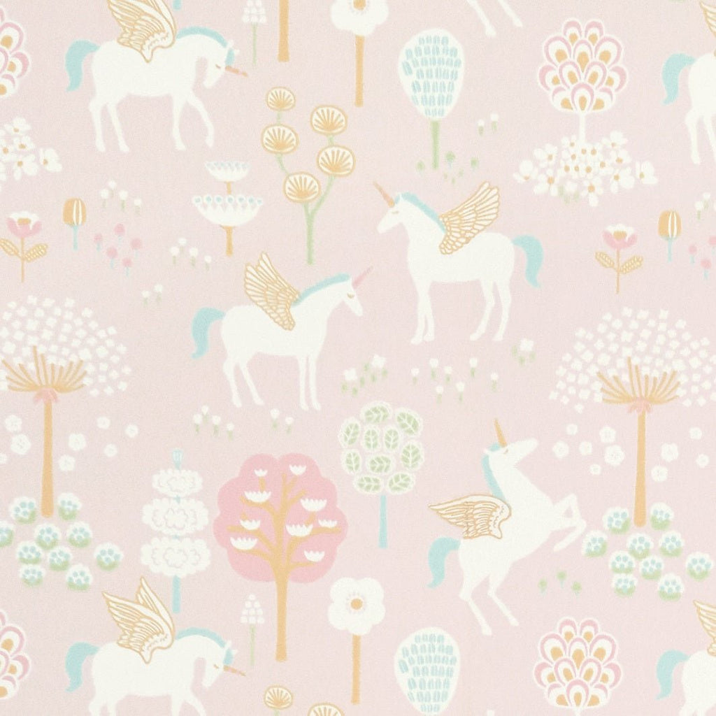 Wallpaper sample Majvillan True Unicorns - Pink