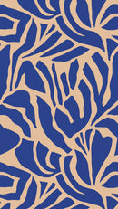 Behang Meet Me at the Wall -  Flow Blues - Sabine van Vessem