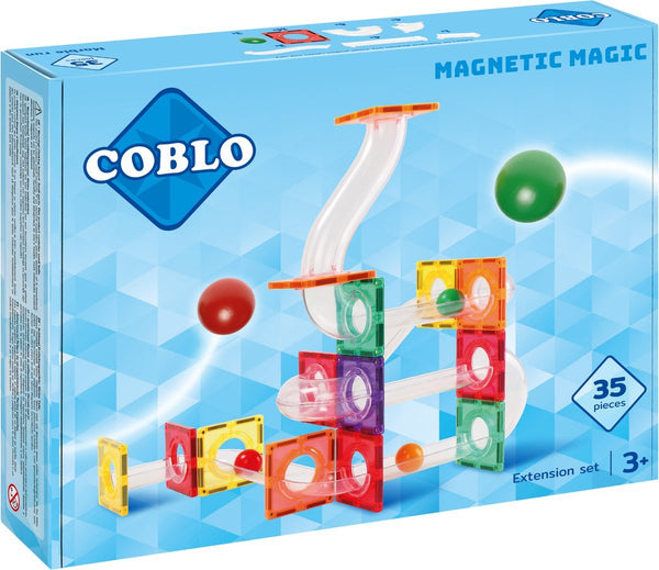 Coblo Set | Marble Run | Classic - 35 pieces