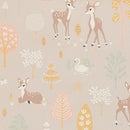 Behangstaal Majvillan Golden Woods - Dusty Lilac