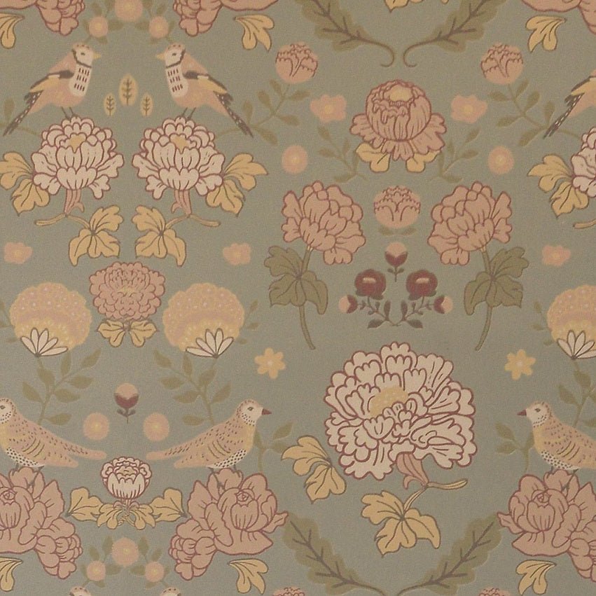 Dekornik Wallpaper Birds Beige