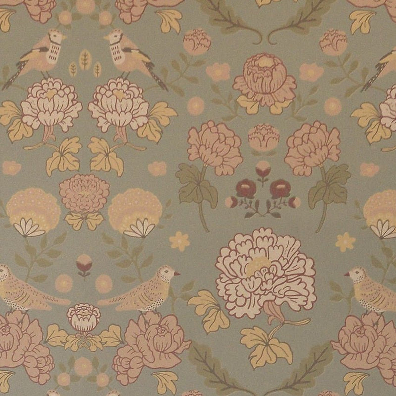 Dekornik Wallpaper Birds Beige