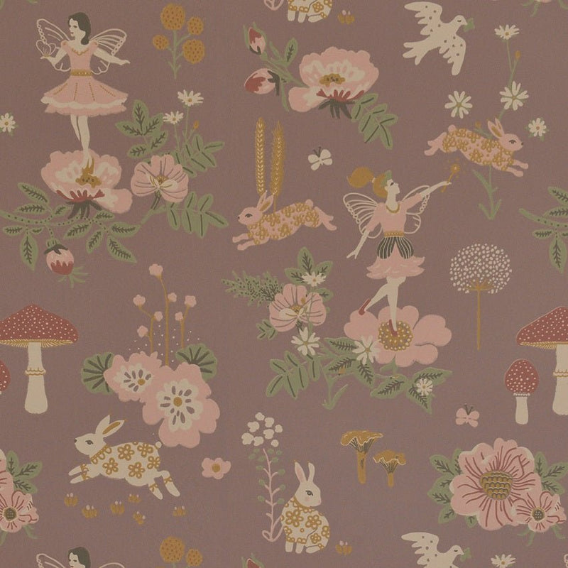  Wallpaper Sample Majvillan Old Garden - Plum