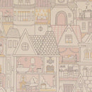 Majvillan behang voor de kinderkamer dollhouse poppenhuis print