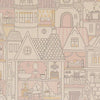 Wallpaper sample Majvillan Dollhouse - Soft Wool White