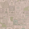 Wallpaper sample Majvillan Dollhouse - Soft Lilac