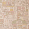 Wallpaper sample Majvillan Dollhouse - Sunny Pink