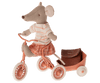  Maileg Dollhouse Tricycle - Big Sister - Coral 