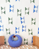 Behang Meet Me at the Wall - Wow Bow Blues - Carolien Baudoin