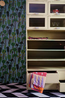 Wallpaper Meet me at the Wall - Trees - Sky Blue - Aniek Bartels