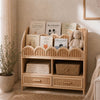 Leo & Moon Libreria Amber — libreria in rattan per cameretta