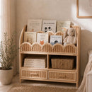 Leo & Moon Libreria Amber — libreria in rattan per cameretta
