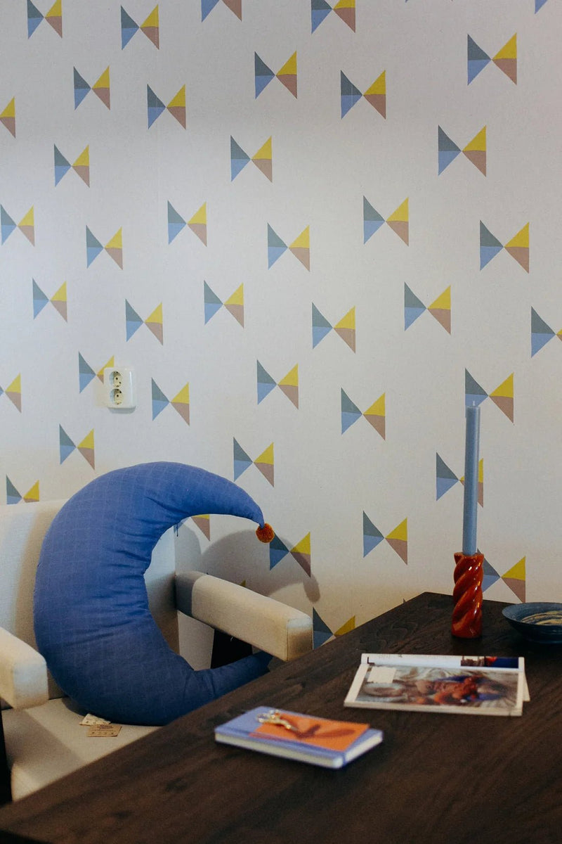 Wallpaper Play at Slaep - Bowie Tie - Carolien Baudoin