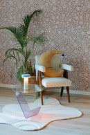 Wallpaper Meet Me at the Wall - Flowerfield Warm Taupe - Natural North