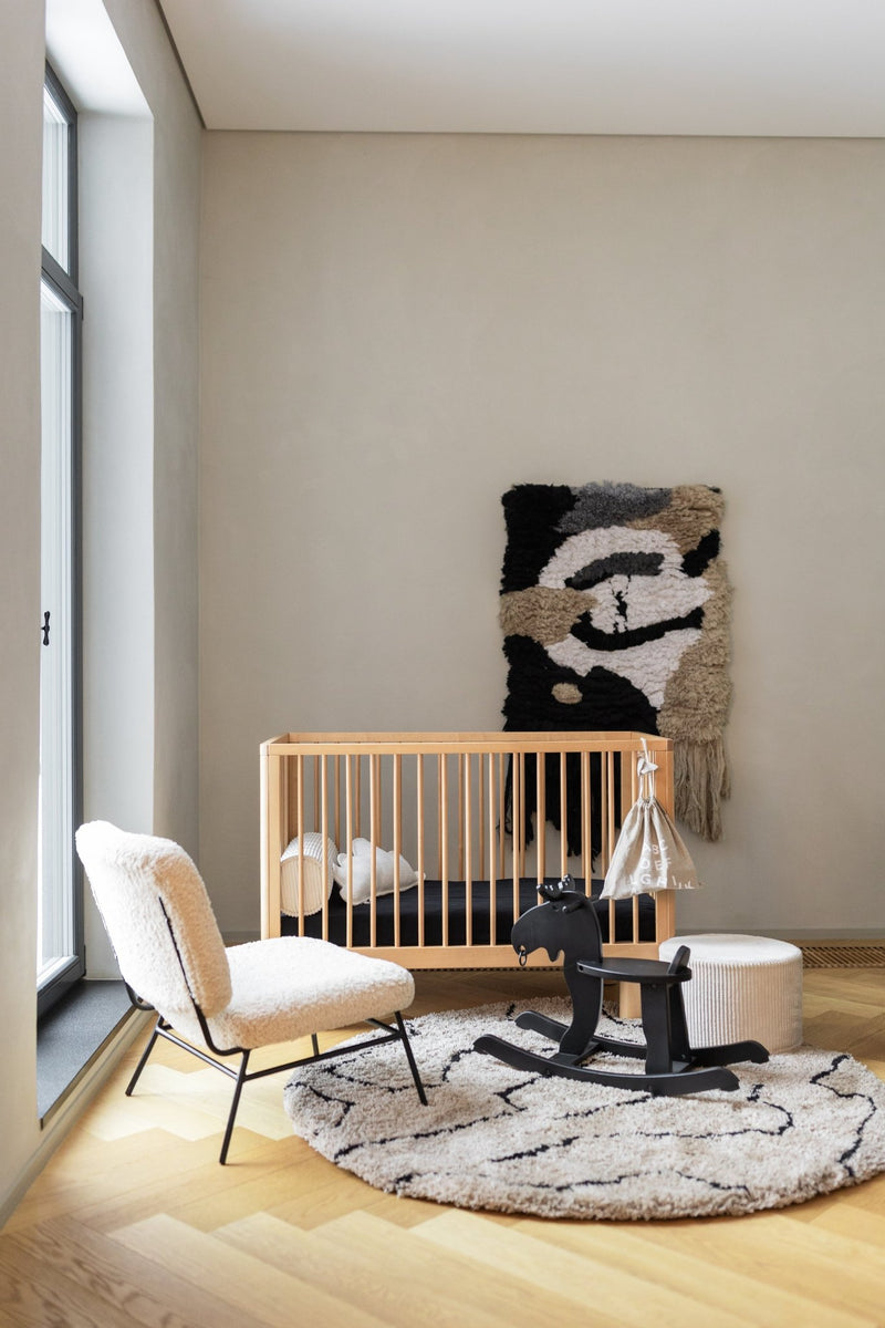 Karl & Fric Nox Ledikant 60x120cm - Natural Wood via Kidsbarn.nl