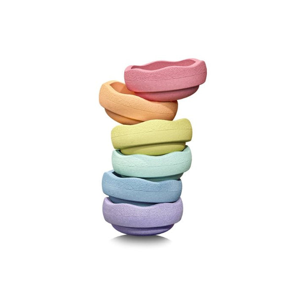 Stapelstein Mini Rainbow Pastel - Kidsbarn Stapelstein Kidsbarn Stapelstein