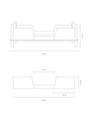 Nobodinoz - Latitude Junior Bed and Safety Rails