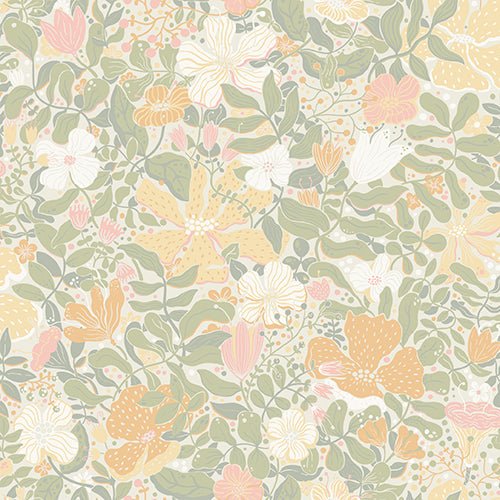  Wallpaper Sample Midbec - Midsommar - Light Green 