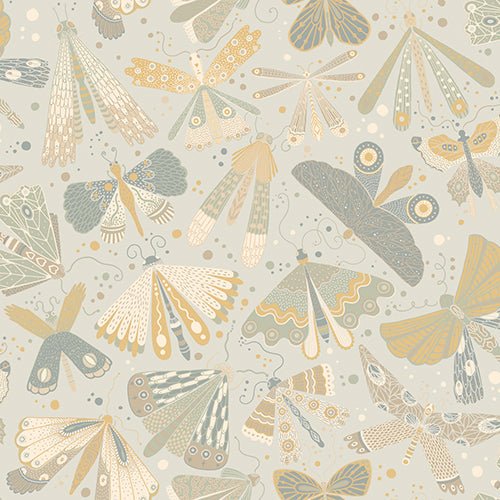 Wallpaper sample Midbec - Flyga - Light grey