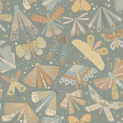 Wallpaper sample Midbec - Flyga - Grey 63026