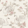 Boråstapeter Wallpaper Newbie - Lily Swan - Warm white