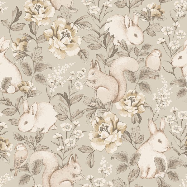  Boråstapeter Wallpaper Newbie - Magic Forest - Beige 