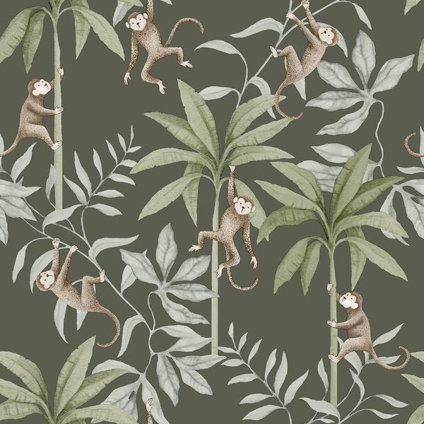 Boråstapeter Wallpaper Newbie – Jungle Friends