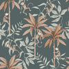 Boråstapeter Wallpaper Newbie - Jungle Friends - Dark blue