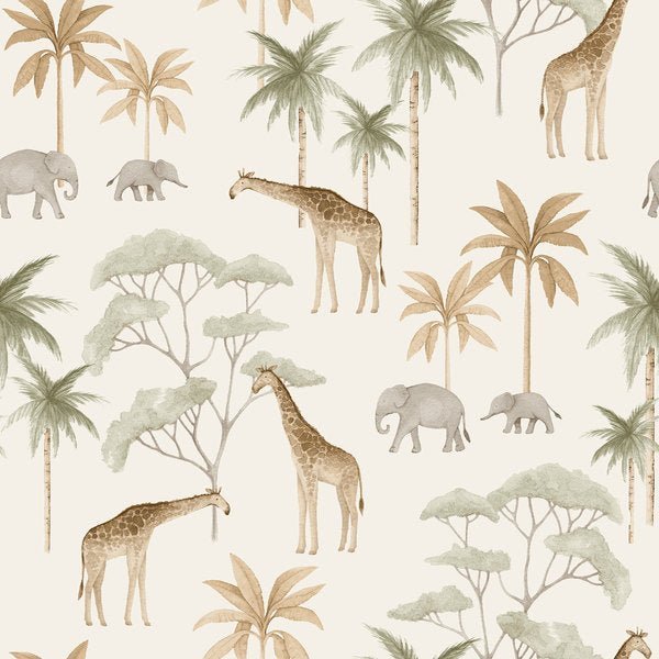 Wallpaper sample Boråstapeter Newbie - Savannah - Warm white