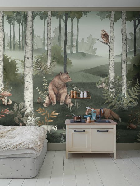 Boråstapeter Behang Newbie - Wild forest Mural