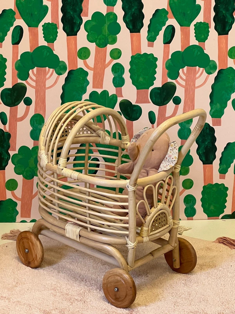 Tapetenbeispiel Meet me at the Wall – Bäume – Blassrosa Aniek Bartels