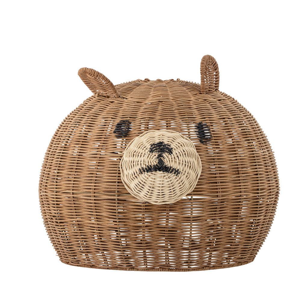 Bloomingville MINI Lilu lampenkap rotan beer Ø40 cm vooraanzicht