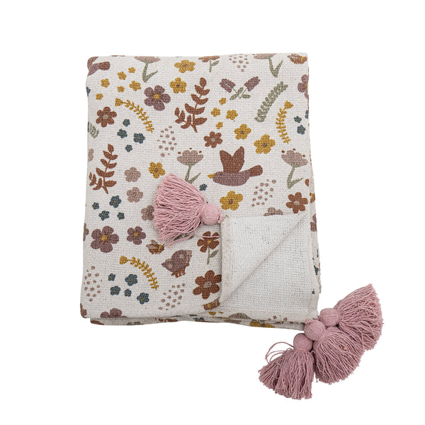 Bloomingville Mini Kristine plaid (bloemen en vogels)