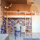 Behang Meet Me at the Wall -  Flow Blues - Sabine van Vessem