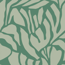 Wallpaper Meet Me at the Wall - Flow Grean 1 - Sabine van Vessem