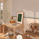 Atelier Florentine – Carta da parati a righe sottili blu