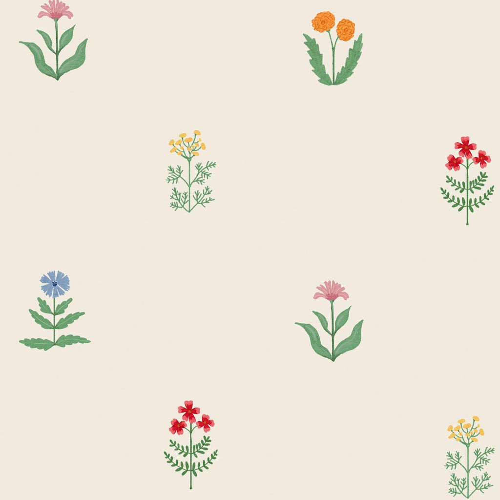 Behang Atelier Florentine - Flower Garden - Cream