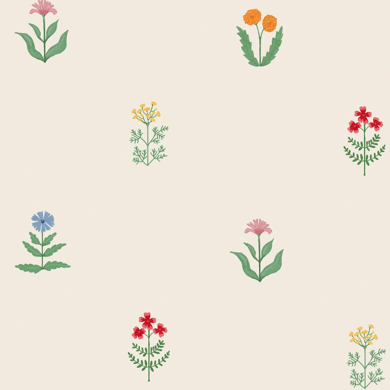 Behang Atelier Florentine - Flower Garden - Cream