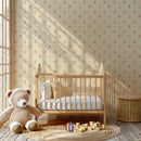 Wallpaper Atelier Florentine - Flower Garden - Butter Yellow