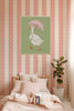 Wallpaper Atelier Florentine - Bobbin Stripes - Pink