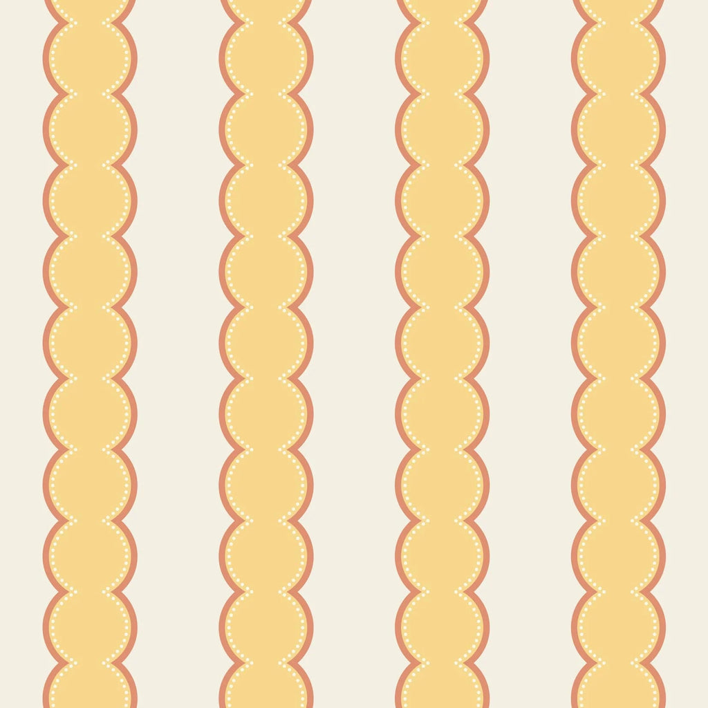 Behangstaal Atelier Florentine - Bobbin Stripes - Yellow