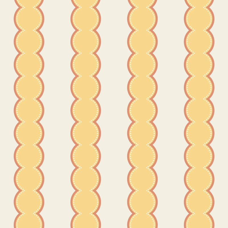 Behangstaal Atelier Florentine - Bobbin Stripes - Yellow