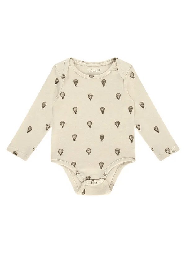 A Tiny Story - long sleeve romper - Balloons