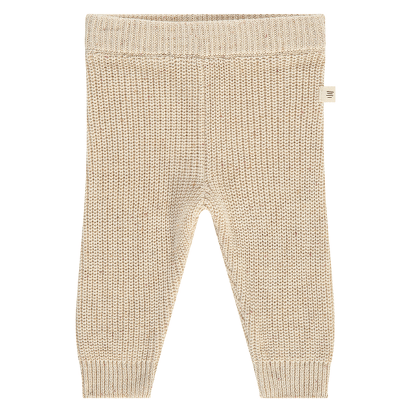 A Tiny Story - Knitted baby pants - Ecru melange