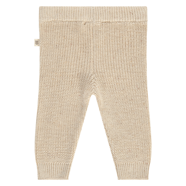 A Tiny Story - Knitted baby pants - Ecru melange