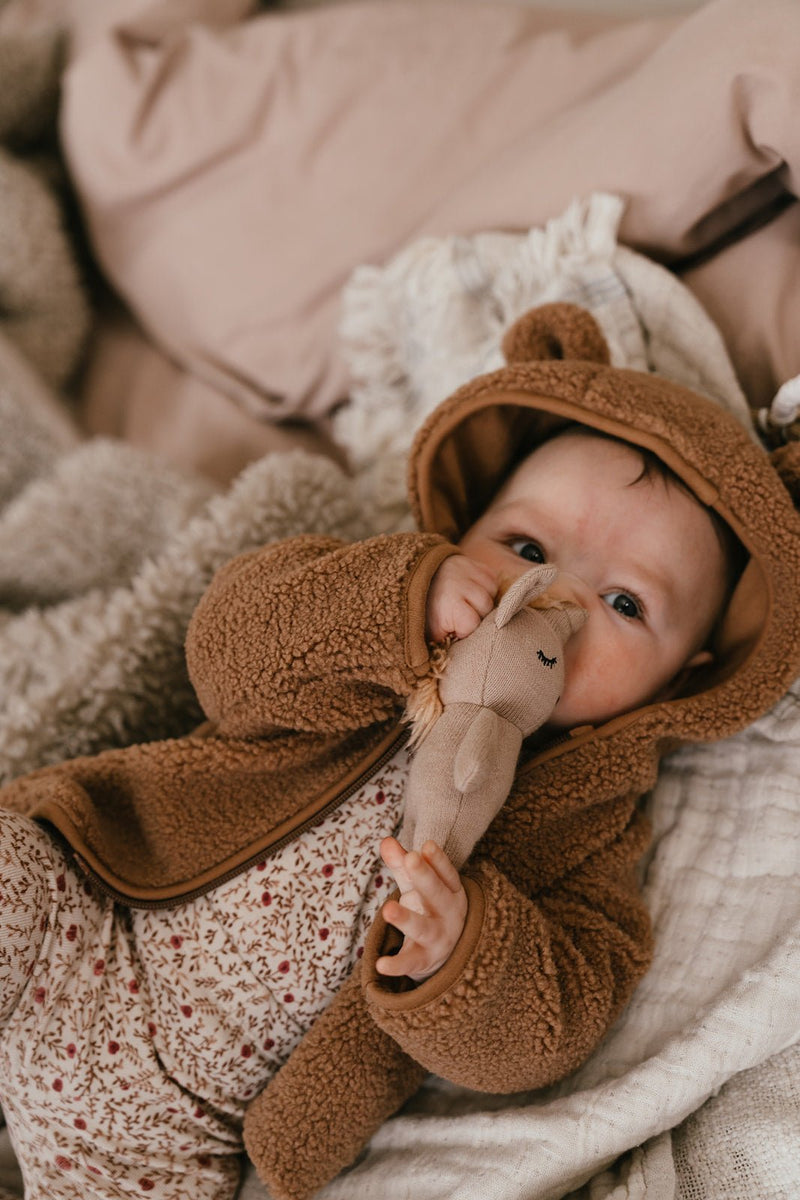 A Tiny Story – Baby-Teddyjacke – Mokka